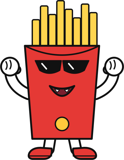 Frazzled Fries from the official character board